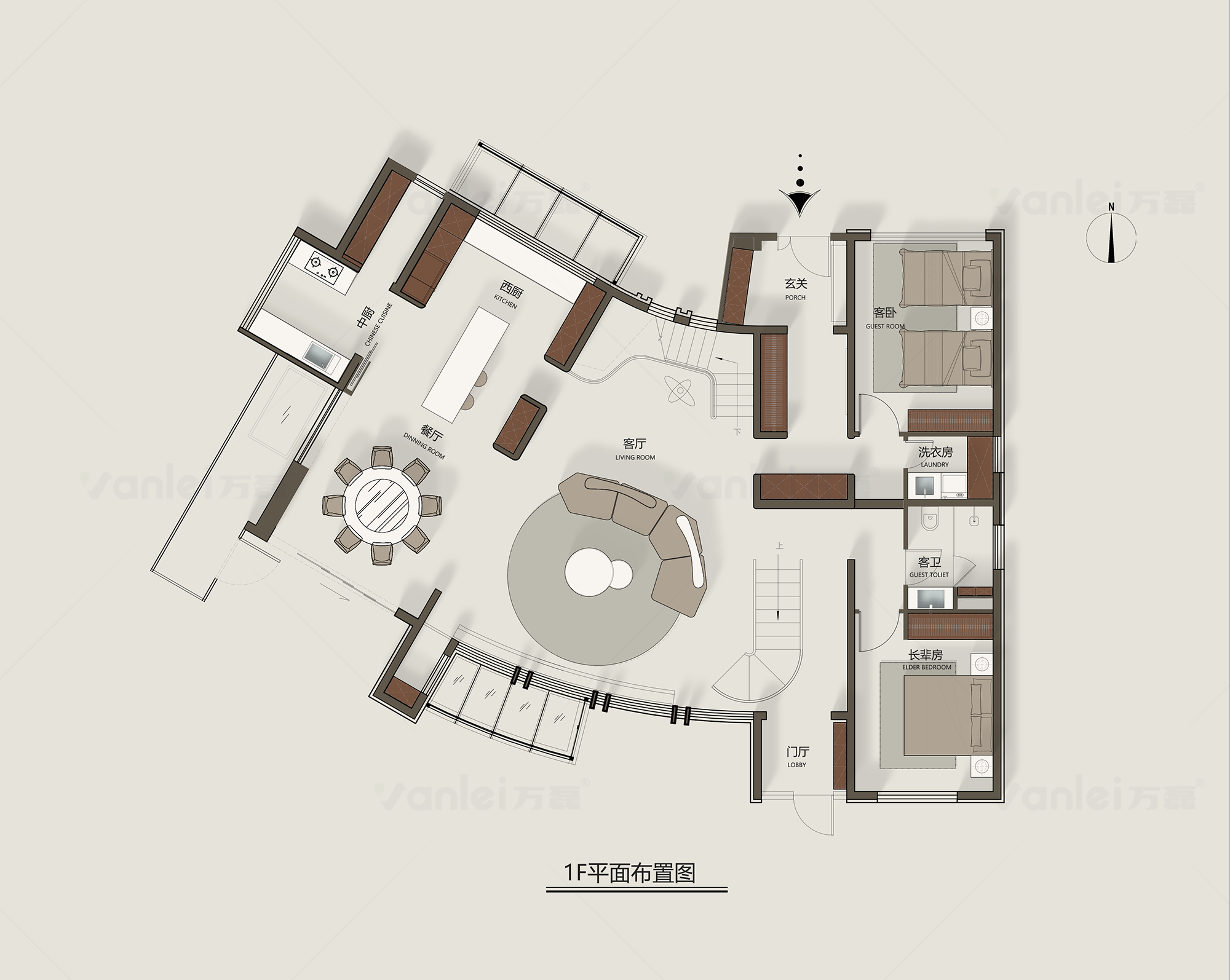 環(huán)球設計刊登案例｜「宛居」450㎡氣質(zhì)美墅由萬磊北京團隊全案落地