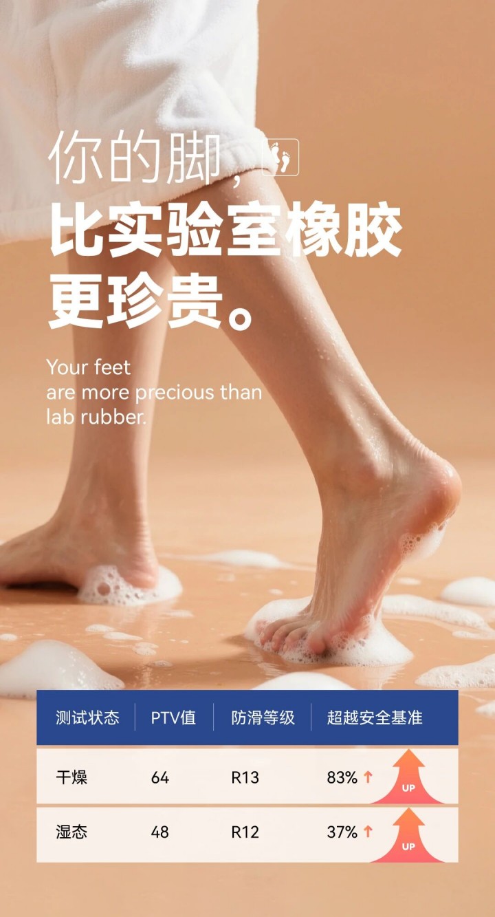 防滑添一證！德國萊茵TüV認(rèn)證 x 萬磊微水泥