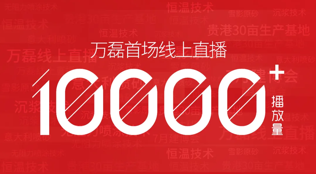 10000+人氣，萬磊首場線上直播 完美收官！